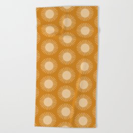 Sun Pattern II Beach Towel