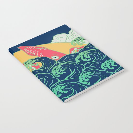 Squid on the waves Notebook