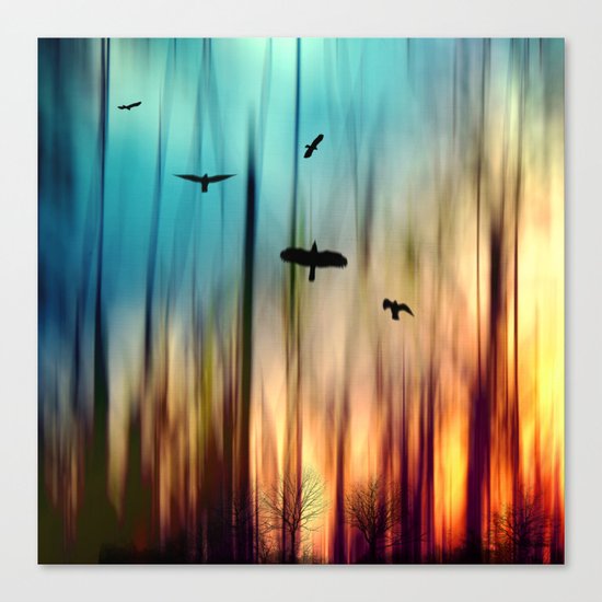 Burning Canvas Print