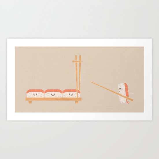 The Big Jump Art Print
