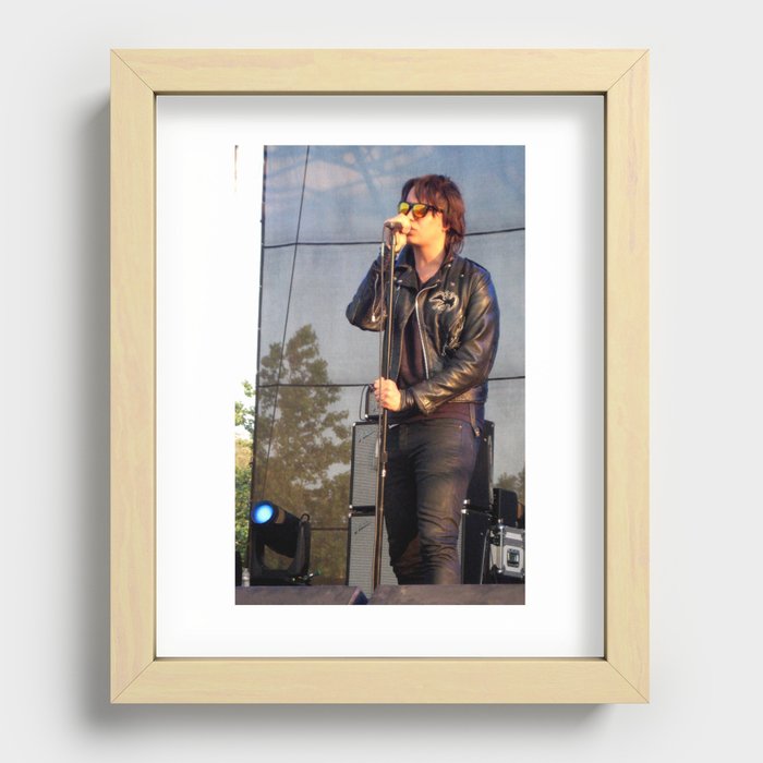 Julian - The Strokes Recessed Framed Print