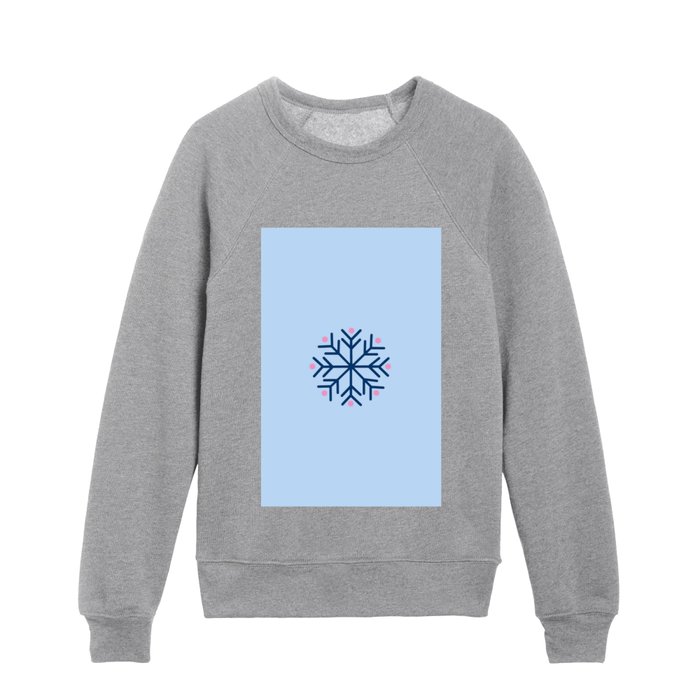 Snowflake 33 For Christmas  Kids Crewneck