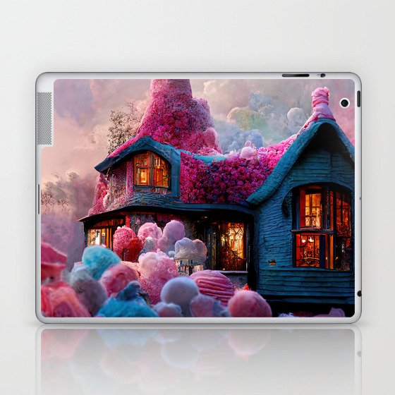 Cotton Candy House Laptop & iPad Skin