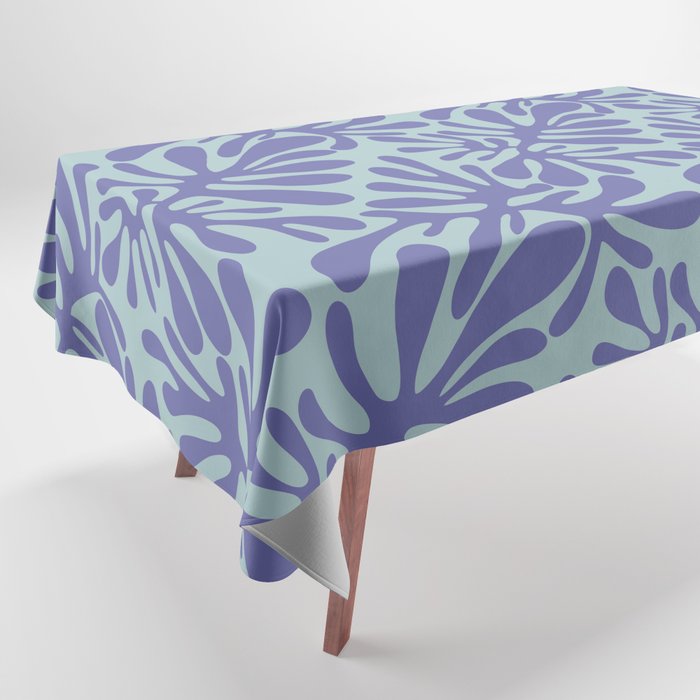 Abstract modern organic shapes pattern inspired by Matisse Tablecloth