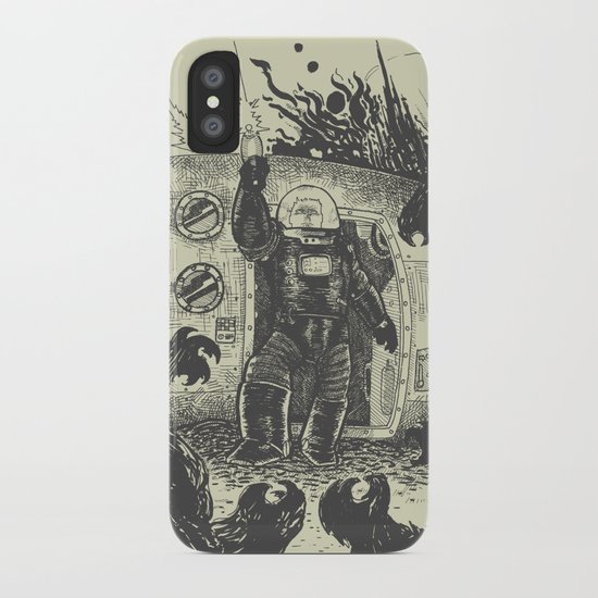 Space slugs die easy iPhone Case
