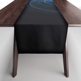 Abstract Neon Space #5 Table Runner