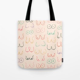 Boobs Printed Cute Canvas Tote Bags BB100