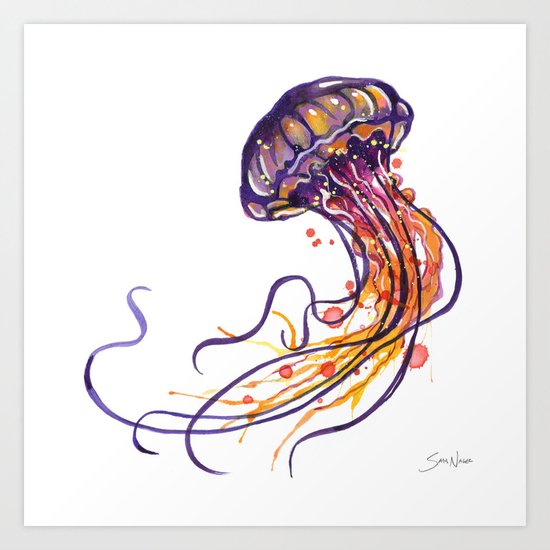 Jellyfish Art Print
