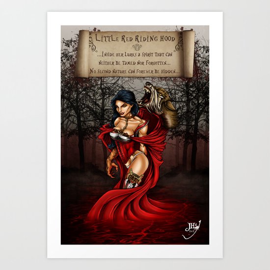 Little Red Riding Hood Art Print