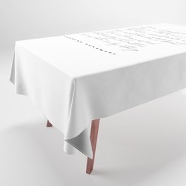 We're all going to die - Charles Bukowski Quote - Literature - Typography Print 1 Tablecloth