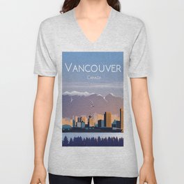 Vancouver Canada V Neck T Shirt