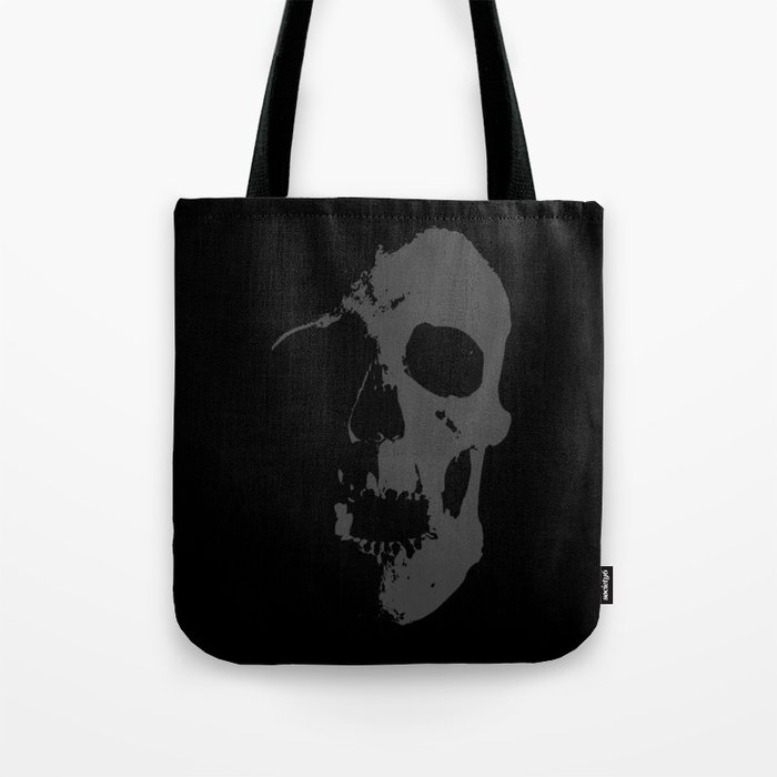 Skull - Grey Tote Bag