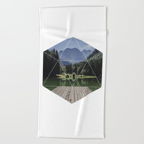 Beautiful Nature Geometric Photography Beach Towel