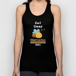 Eat Sleep Hibernation 100 Bee Unisex Tank Top