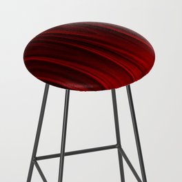 Theater red curtain and neon lamp around border Bar Stool