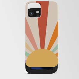 Boho Sun Colorful iPhone Card Case
