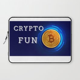 Crypto fun currency  Laptop Sleeve