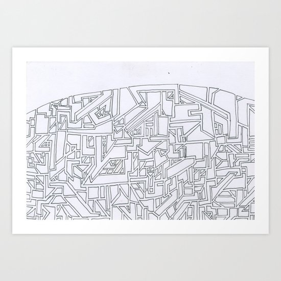 Costal City Art Print
