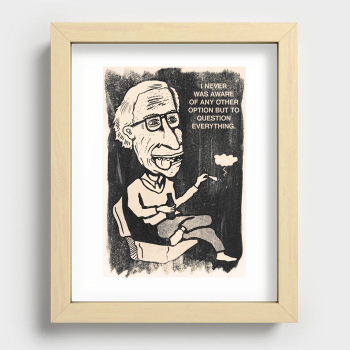 Question Everything Recessed Framed Print