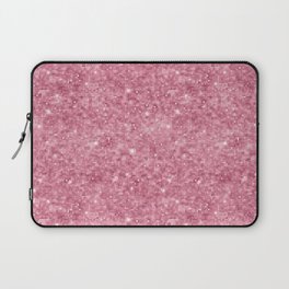 Luxury Pink Sparkly Sequin Pattern Laptop Sleeve