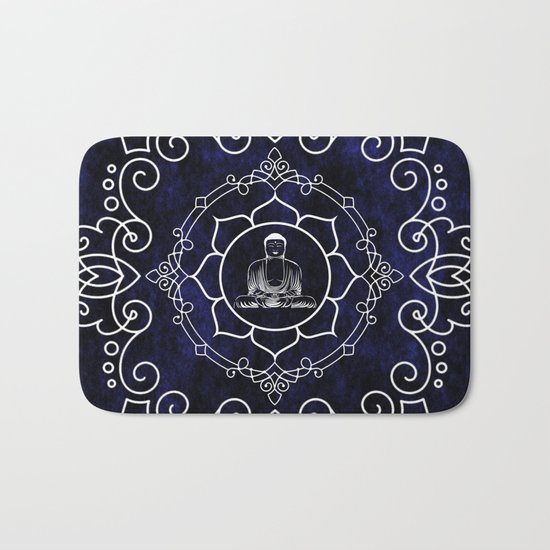 Buddha Lotus Mandala Bath Mat