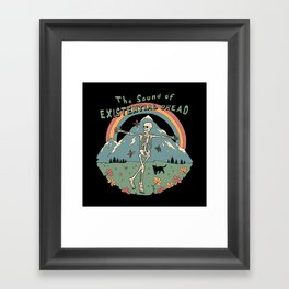 The Sound of Existential Dread Framed Art Print
