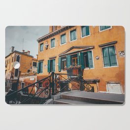 Venice Italy beautiful building architecture along grand canal Cutting Board