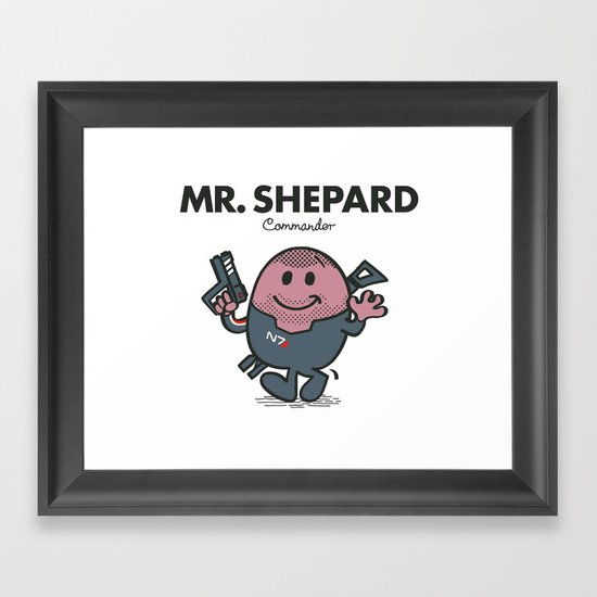 Mr. Shepard Framed Art Print