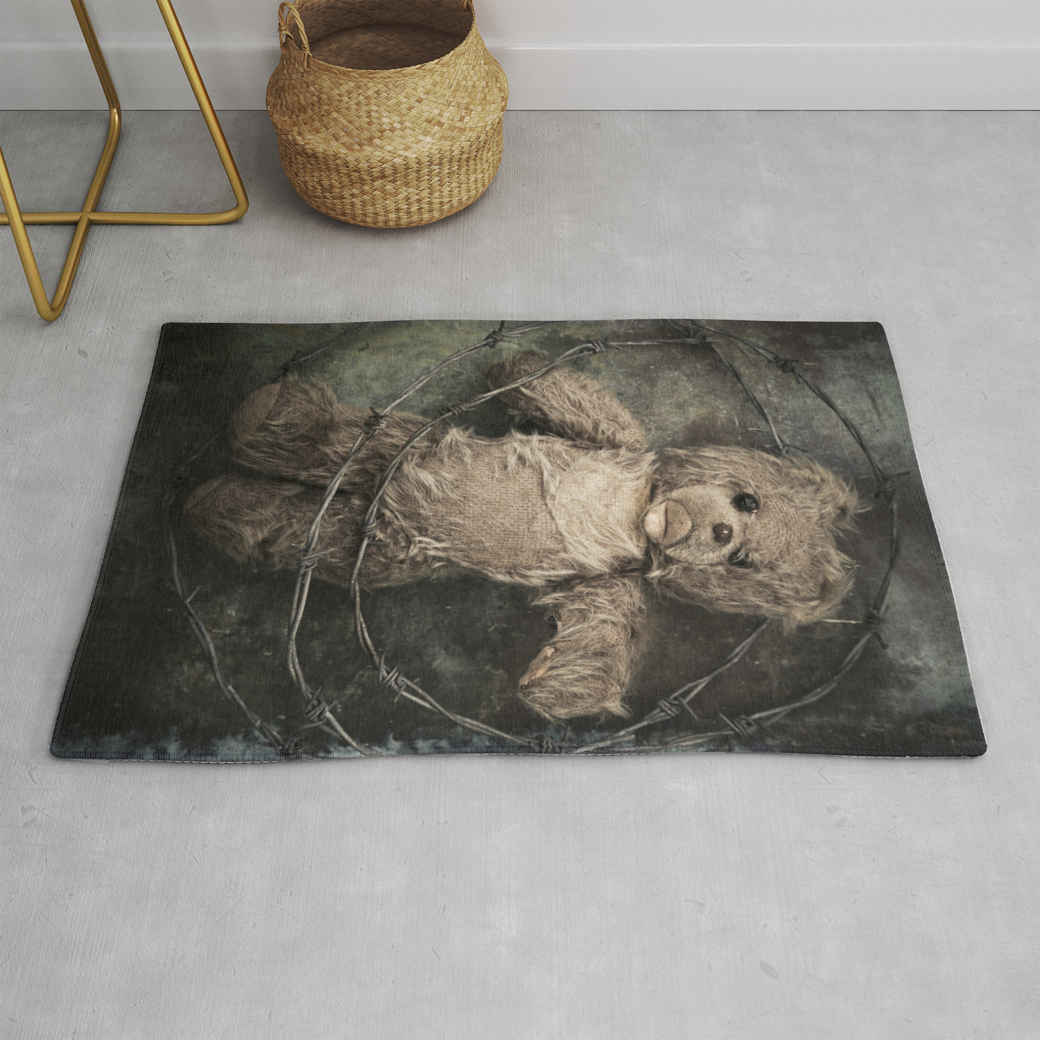 teddy bear rug