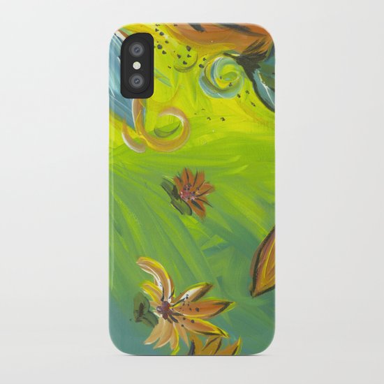 Tropical Flowers iPhone Case