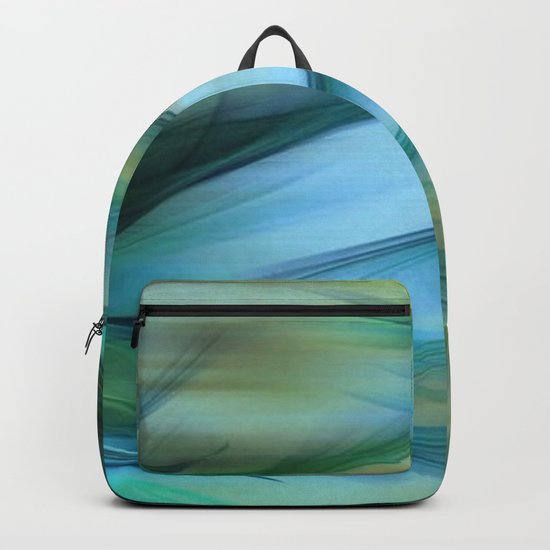 Soft Feathered Lights Abstract Backpack