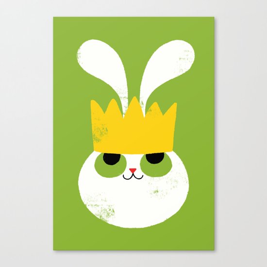 Rabbit King Canvas Print
