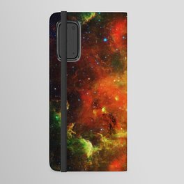 Colorful Starry Nebula Android Wallet Case