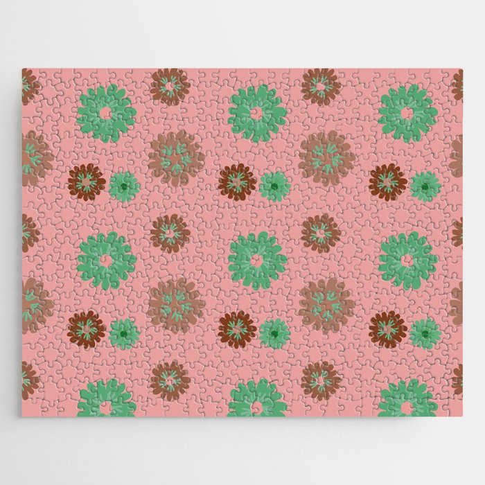 Floral Texture Background Jigsaw Puzzle