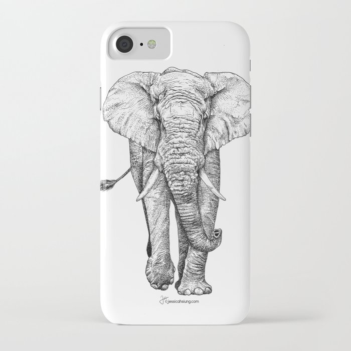 African Elephant iPhone Case