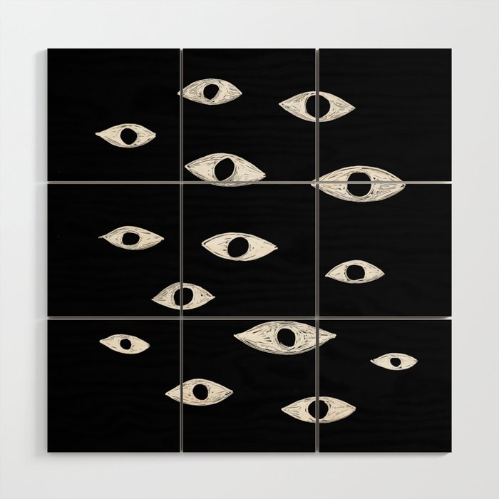 eyes Wood Wall Art