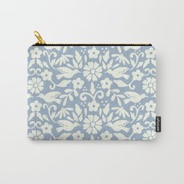 Otomi inspired flowers and birds Carry-All Pouch