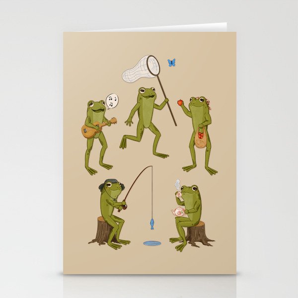 Tacky Frogs Stationery Cards