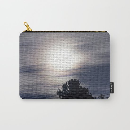 Full moon and clouds Carry-All Pouch