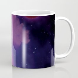 Cool Purple Outer Space Print Planet Lover Pattern Mug