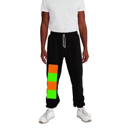 Neon Orange And Green Collection Sweatpants