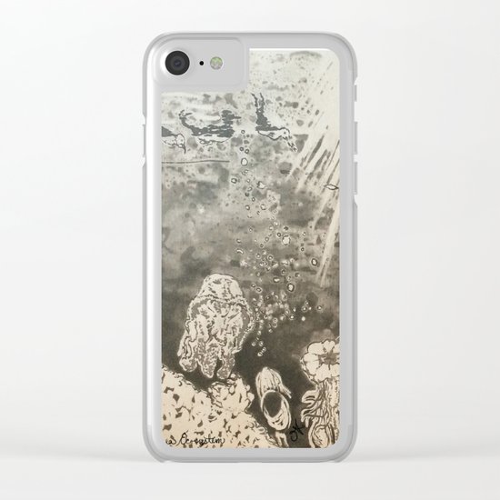MoonSea EcoSystem Black and White Clear iPhone Case