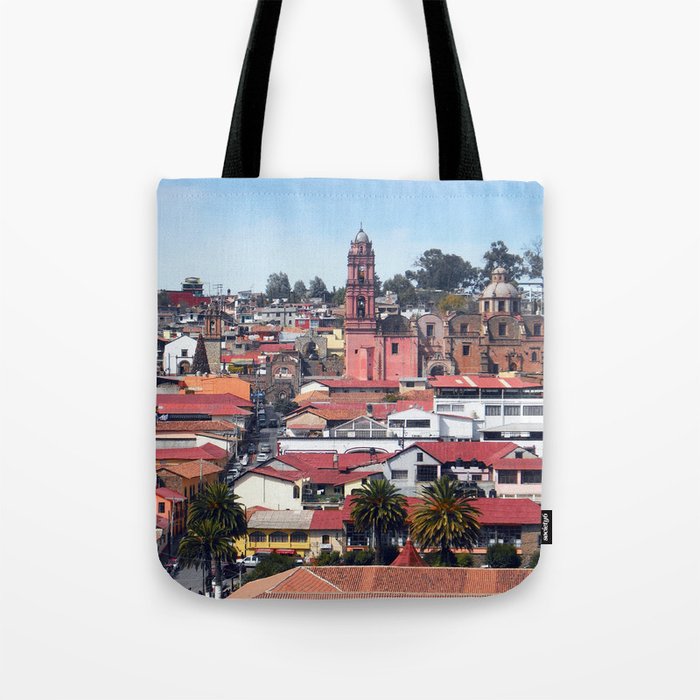 Mexico Photography - Beautiful Town In Mexico Tote Bag