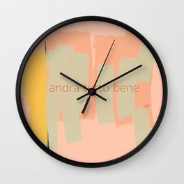 Ambience 028 tutto bene Wall Clock