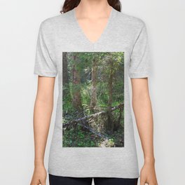 Ancient Forest V Neck T Shirt