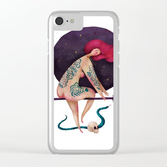 Sexy witch Clear iPhone Case