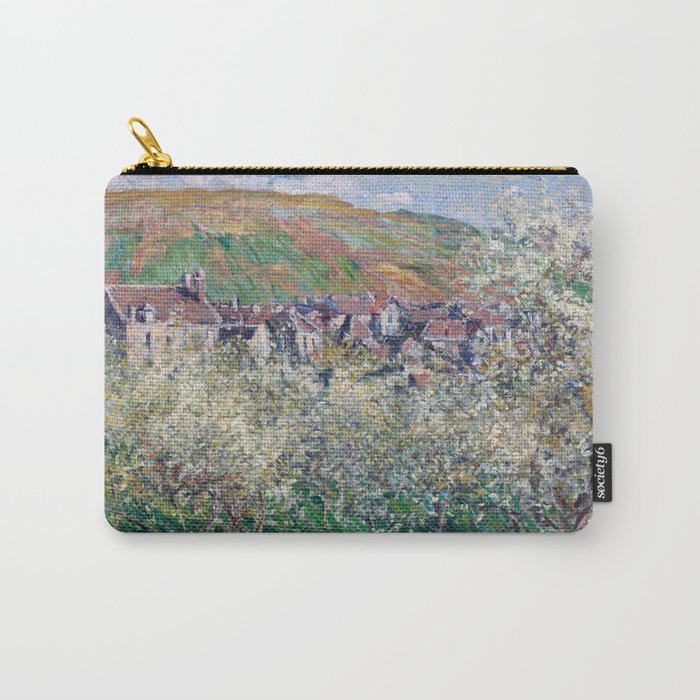 Plum Trees in Blossom by Claude Monet Carry-All Pouch