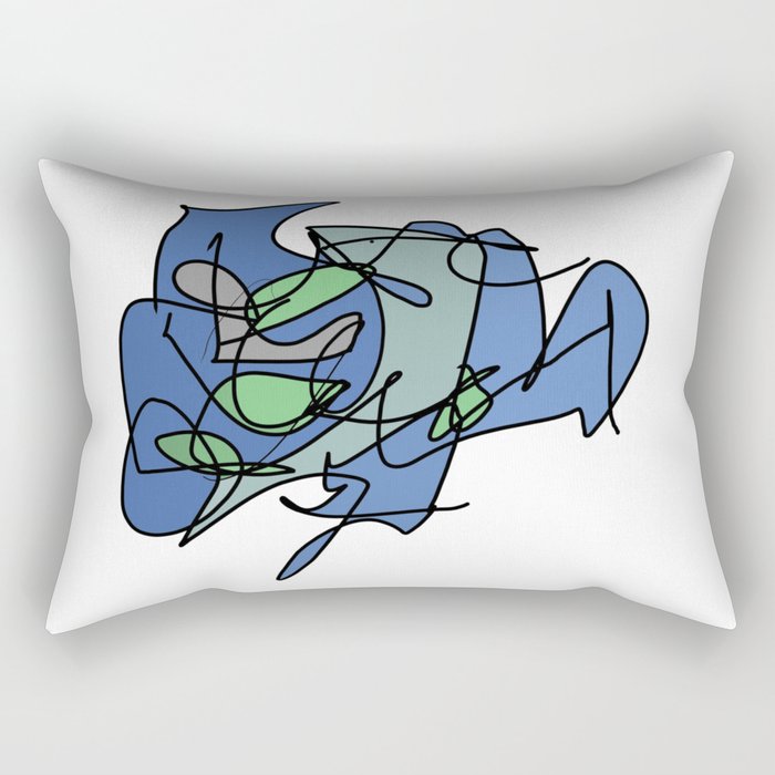 Fish in Water Rectangular Pillow