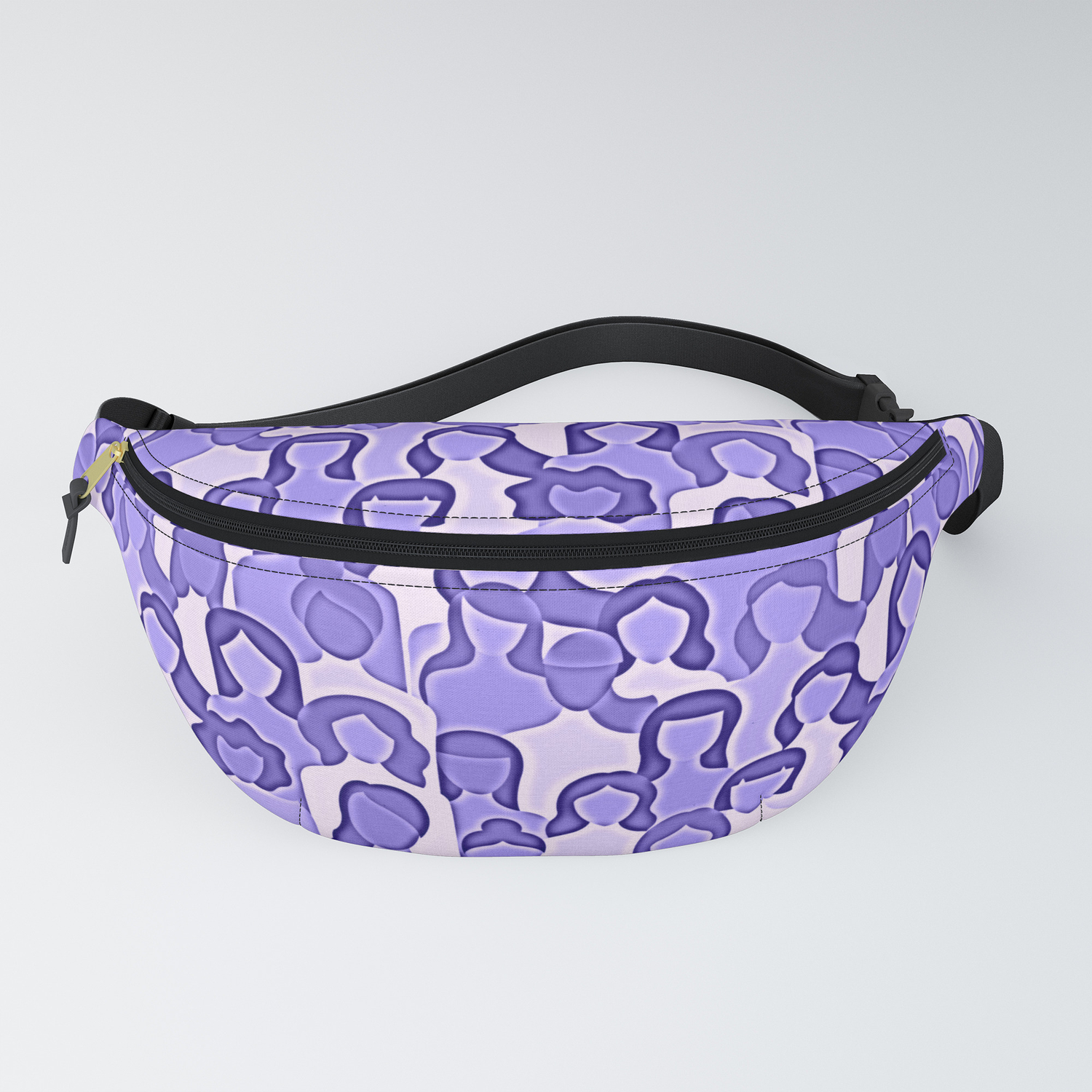 purple fanny pack