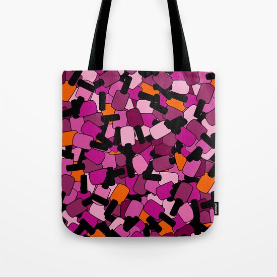 Nail Polish Tote Bag